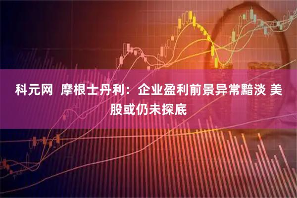 科元网  摩根士丹利：企业盈利前景异常黯淡 美股或仍未探底