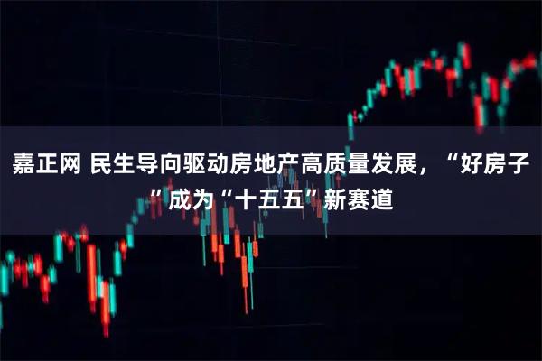 嘉正网 民生导向驱动房地产高质量发展,“好房子”成为“十五五”新赛道