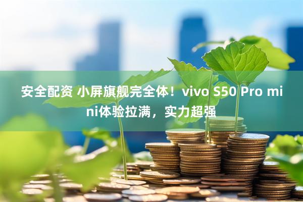 安全配资 小屏旗舰完全体！vivo S50 Pro mini体验拉满，实力超强