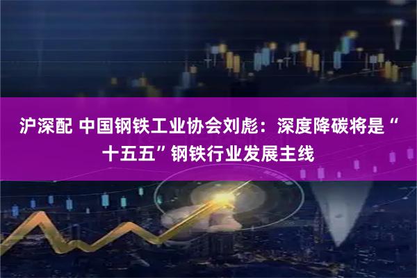 沪深配 中国钢铁工业协会刘彪：深度降碳将是“十五五”钢铁行业发展主线